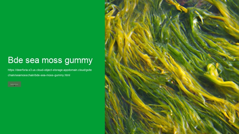 bde sea moss gummy