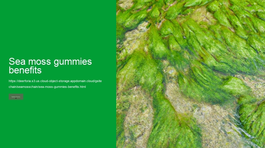 sea moss gummies benefits