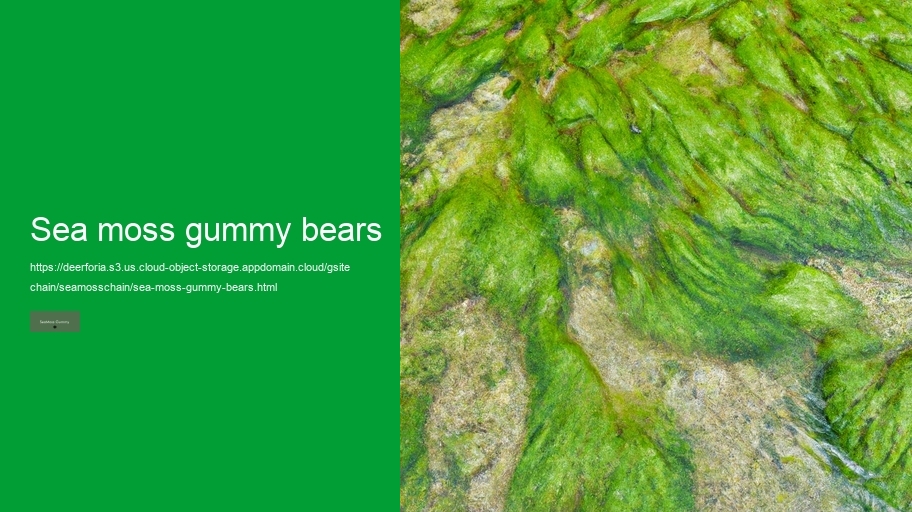 sea moss gummy bears